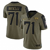 Nike Jacksonville Jaguars 71 Tony Boselli 2021 Olive Salute To Service Limited Jersey Dyin,baseball caps,new era cap wholesale,wholesale hats